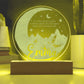 Personalized ACOTAR Inspired LED Night Light - Custom Engraved Moon and Mountain Design - Nursery and Bedroom Decor