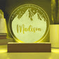 Personalized Night Light - ACOTAR Inspired Nursery Decor - Custom Name LED Baby Room Light - Velaris Starry Night Light - Dreamy Newborn Gift