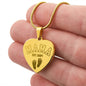 Mama Necklace with Engraved Personalization Baby Feet Heart Necklace