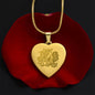 Baseball Mama Engraved Heart Necklace