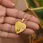 Mama Necklace with Engraved Personalization Baby Feet Heart Necklace