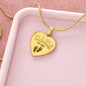 Mama Necklace with Engraved Personalization Baby Feet Heart Necklace