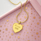 Engraved Bonus mama heart pendant