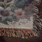 Heirloom Woven Blanket - Romantasy Fantasy Design with ACOTAR Fairies, Dragons, and Floral Motifs Gift for Reader Bookstagram Merch