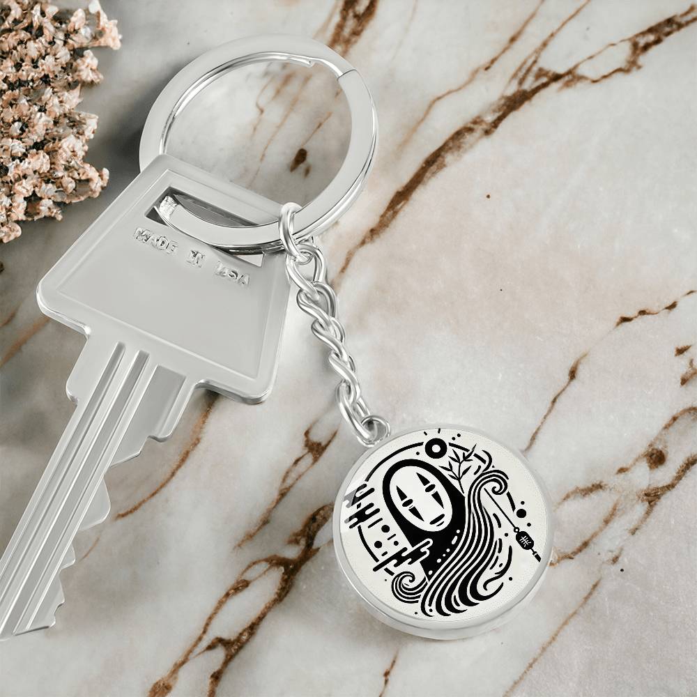 Anime Keychain Manga Merch Fan Art Spirited Away Inspired