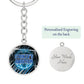 Blue Lock inspired anime keychain