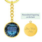 Blue Lock inspired anime keychain