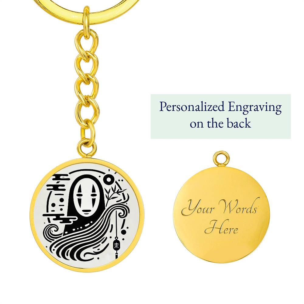 Anime Keychain Manga Merch Fan Art Spirited Away Inspired