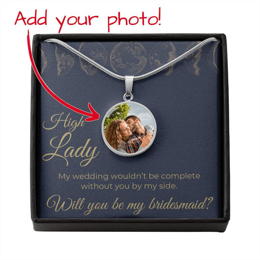 High lady bridesmaid proposal