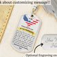 Day of Wedding Gift for Future Son in Law, Dog Tag Keychain, Personalized with Wedding Date, From Father of the Bride, Gift from Dad to Son