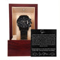 Gift for son on his wedding day, wedding gift from mom, from mother to son, grooms gift, wedding day card, watch for son