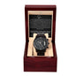 Gift for son on his wedding day, wedding gift from mom, from mother to son, grooms gift, wedding day card, watch for son
