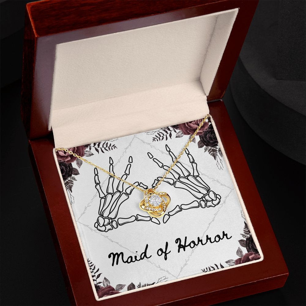 Halloween Wedding Bridesmaid Gift, Maid of Honor, Goth Wedding Bridal Party Gifts, Matching Bridesmaid Necklaces