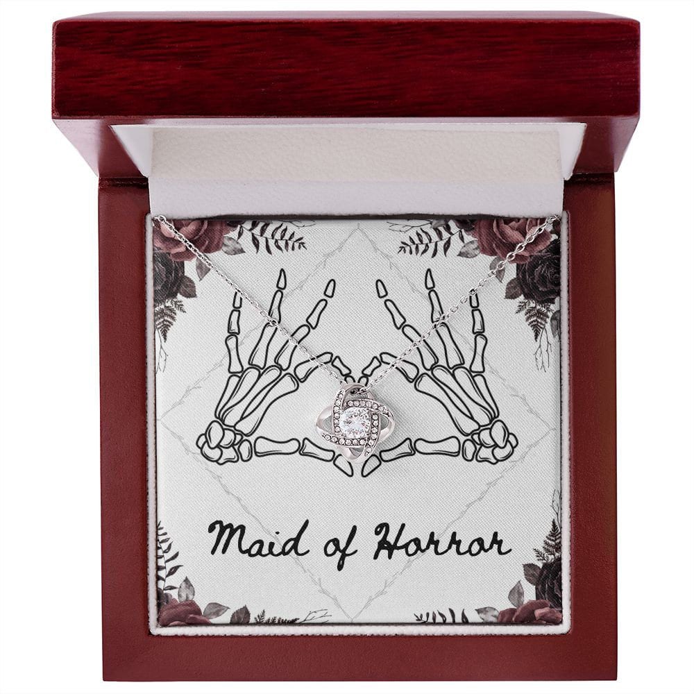 Halloween Wedding Bridesmaid Gift, Maid of Honor, Goth Wedding Bridal Party Gifts, Matching Bridesmaid Necklaces