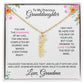 Personalized Name Necklace, Graduation Goft for Granddaughter, Birthday Goft for Granddaughter, Mothers Day Gift for Grannddaughter, Wedding