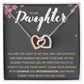 Daughter Gift from Mom to Daughter Necklace for Daughter Gift for Daughter from Mom Daughter Gift from Dad to Daughter Birthday Gift