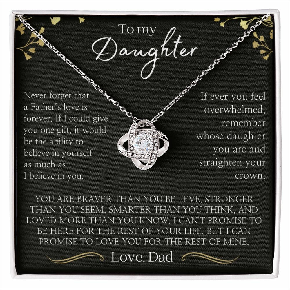 Mothers Day Gift for Daughter, Necklace for Daughter from Dad, Graduation Gift from Father, Graduation Gift for Daughter from Dad, Wedding