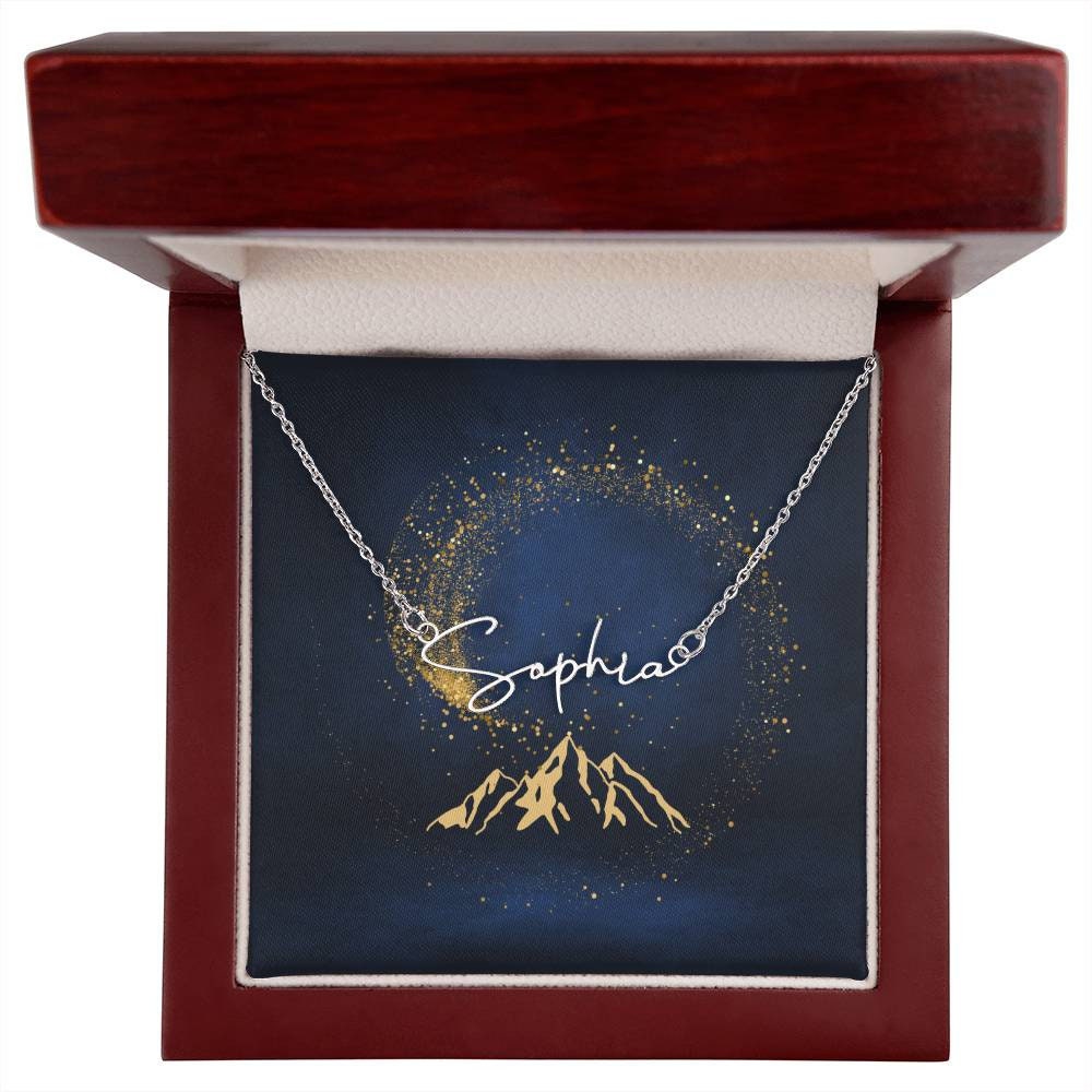 ACOTAR - Illyrian Mountain - Ramiel - Night Court Necklace Gift - A Court of Mist and Fury, Sarah J. Maas