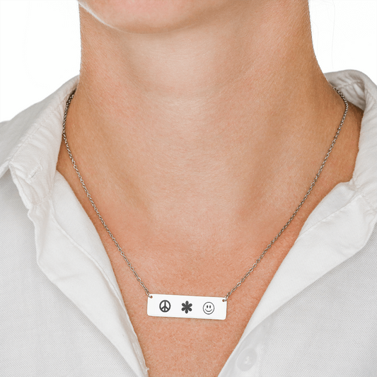 Retro hippy necklace