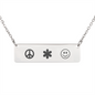 Retro hippy necklace