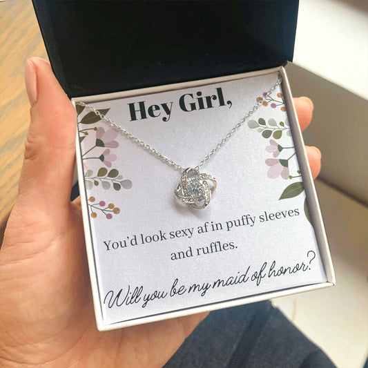 Maid of Honor Proposal Necklace