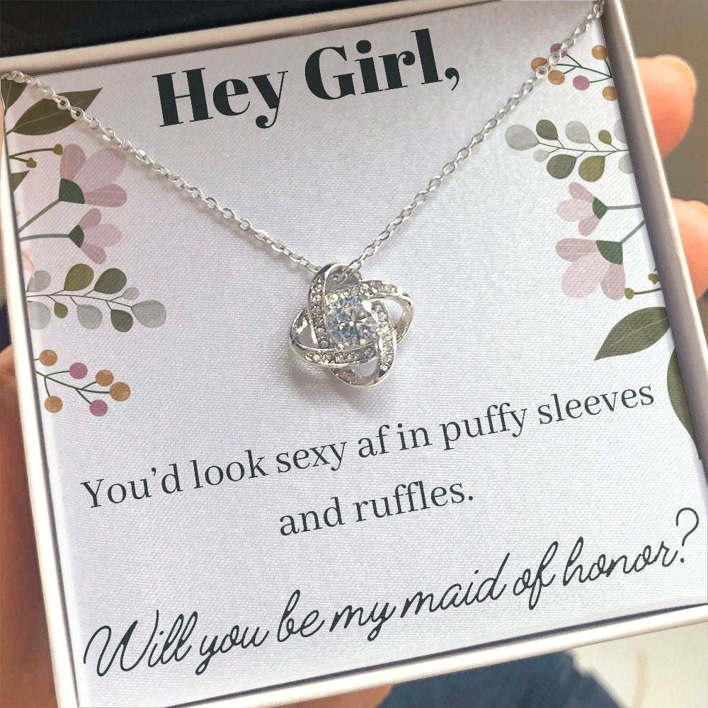 Maid of Honor Proposal Necklace