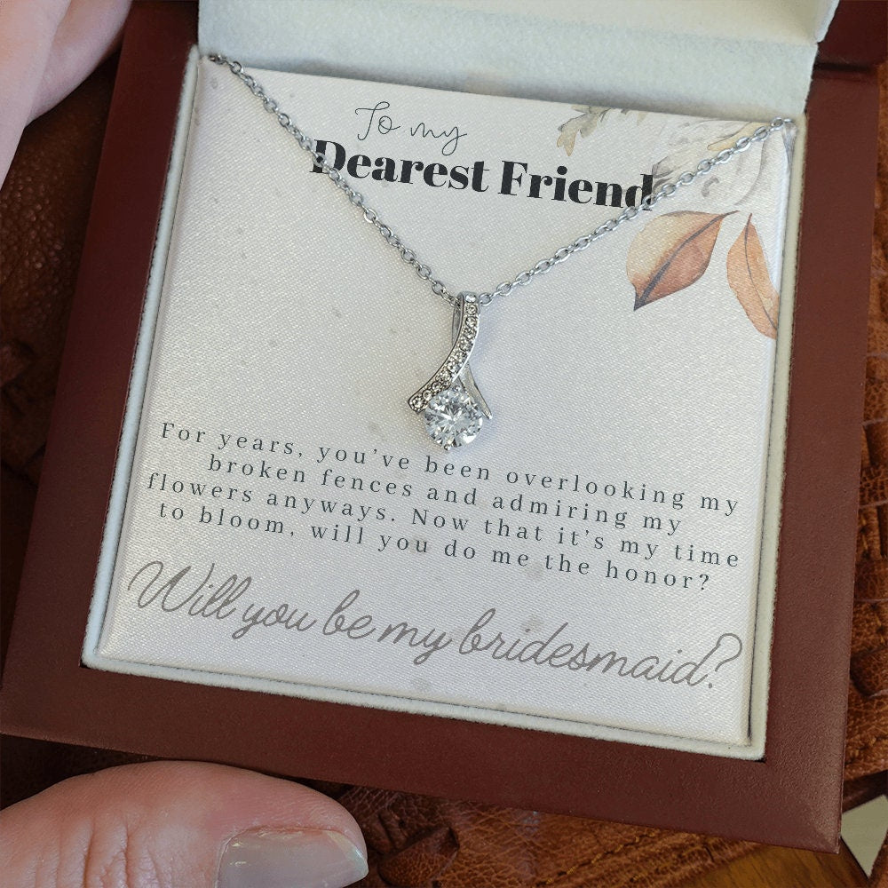 Bridesmaid Proposal Necklace