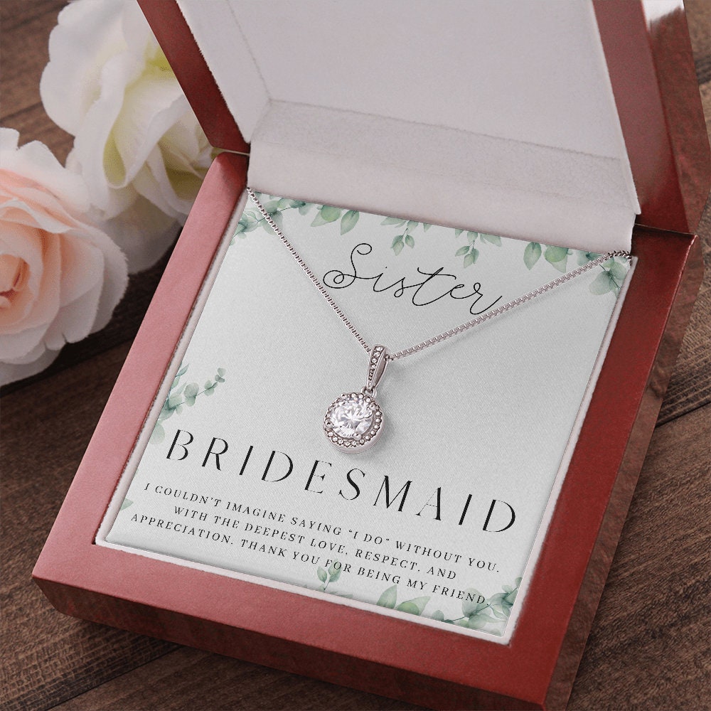 Bridesmaid Necklace - Sister