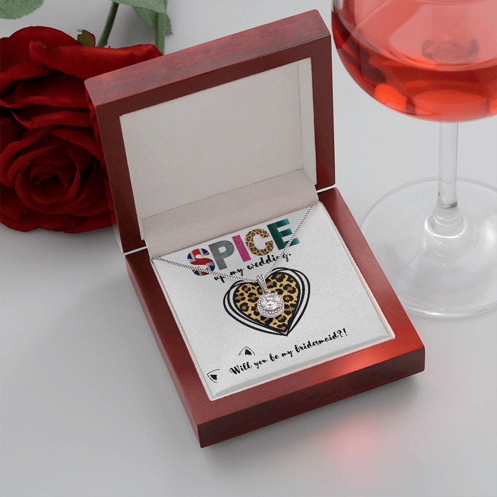 Pop Culture Bridesmaid Necklace Proposal