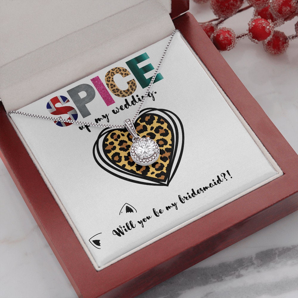 Pop Culture Bridesmaid Necklace Proposal