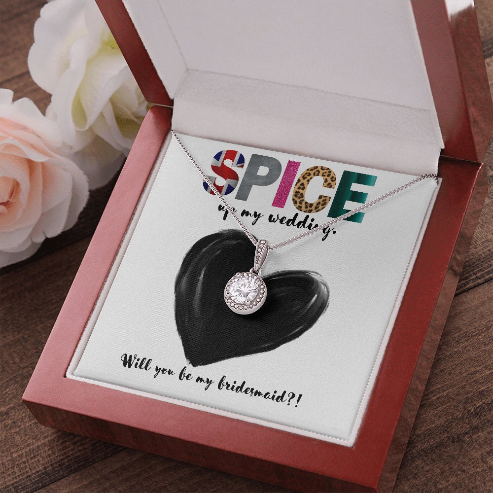 Pop Culture Bridesmaid Proposal Necklace
