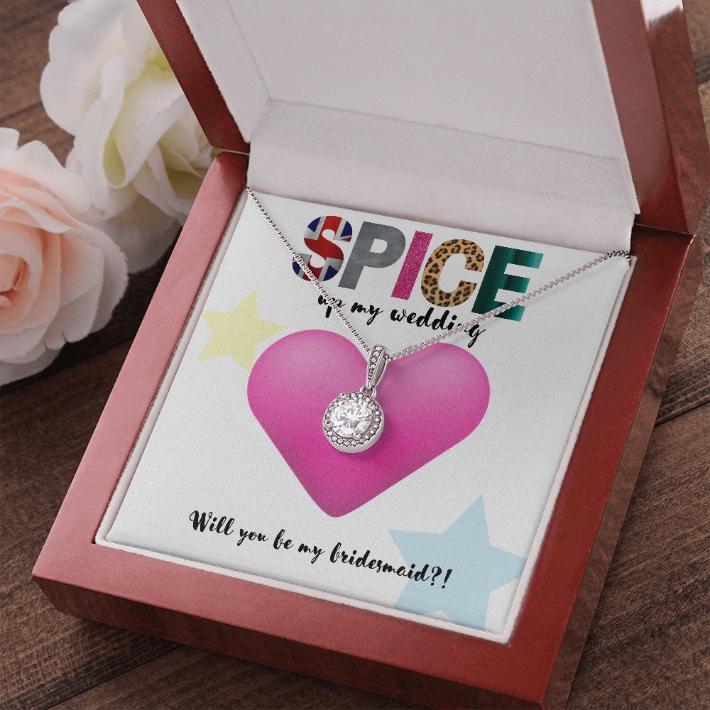 Pop Culture Bridesmaid Proposal Necklace