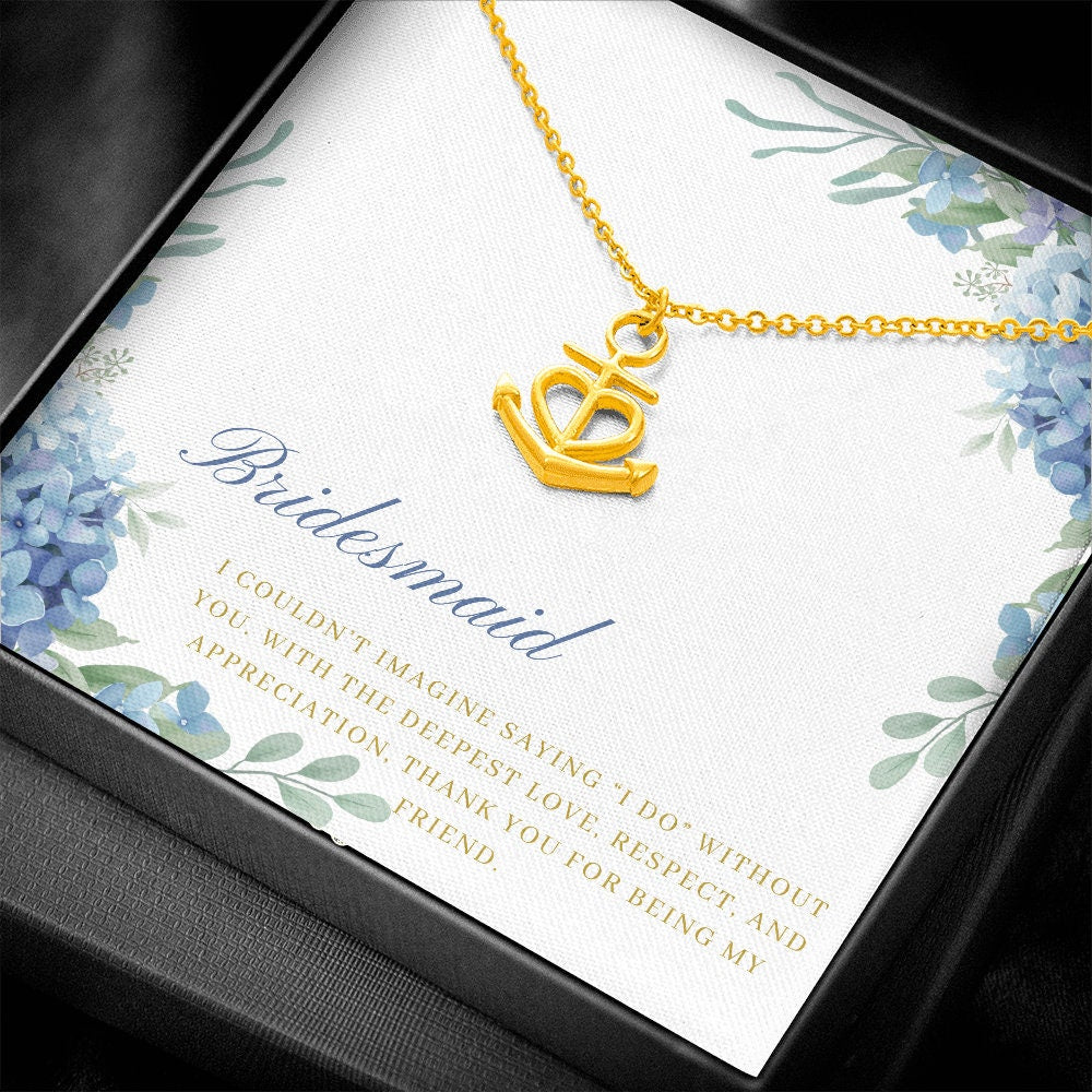 Bridesmaid Necklace for Hydrangea Theme Wedding