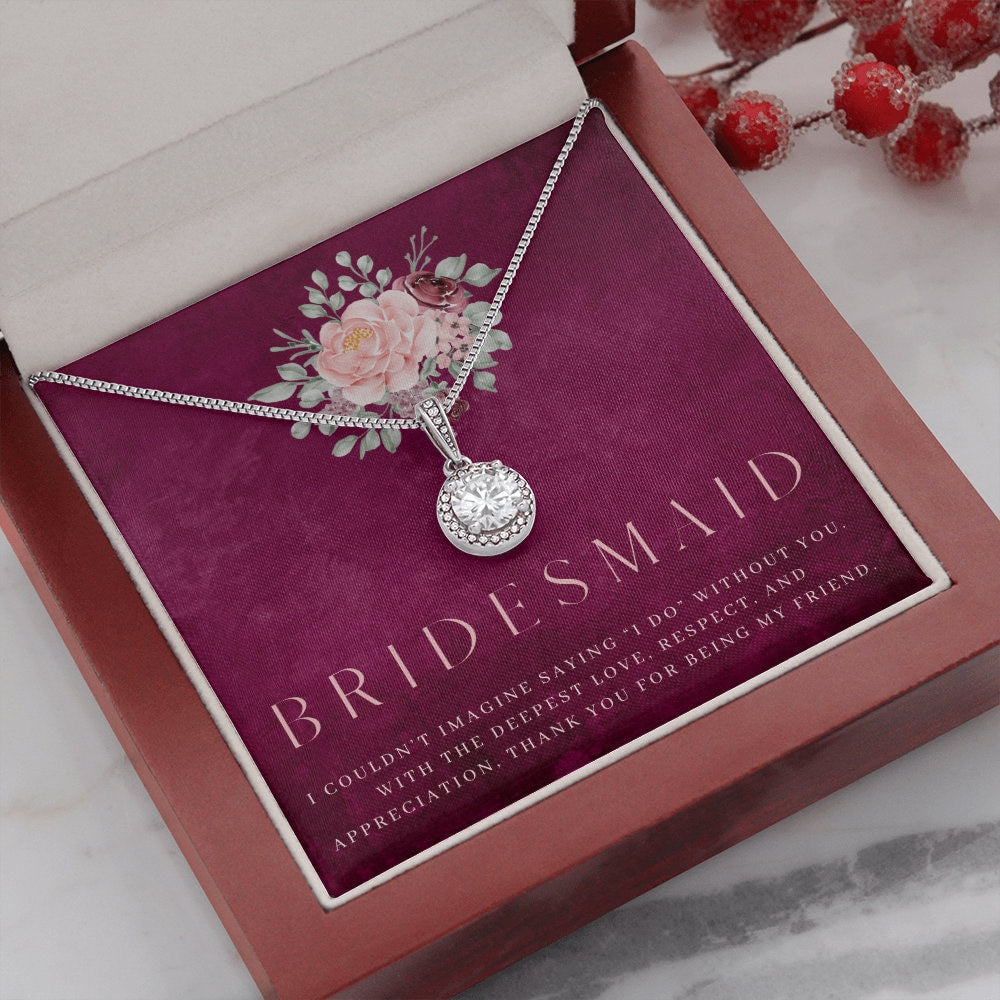 Marsala and Dusty Rose Bridesmaid Gift