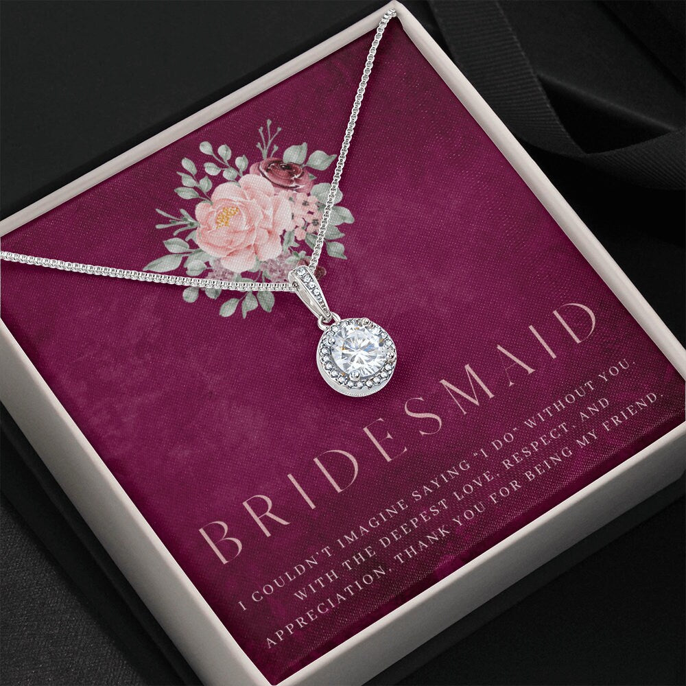 Marsala and Dusty Rose Bridesmaid Gift