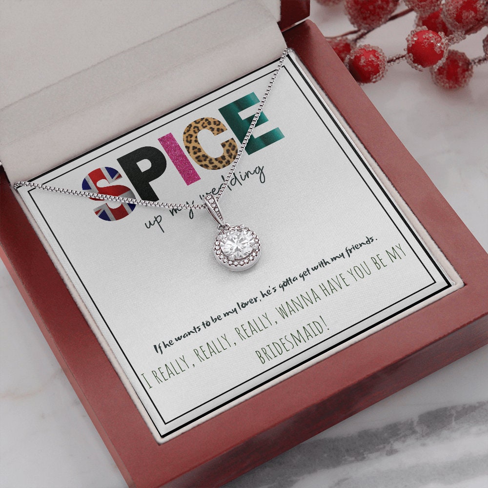 Spicey Bridesmaid Proposal Necklace