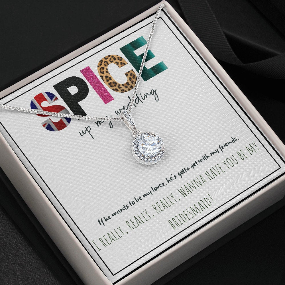 Spicey Bridesmaid Proposal Necklace