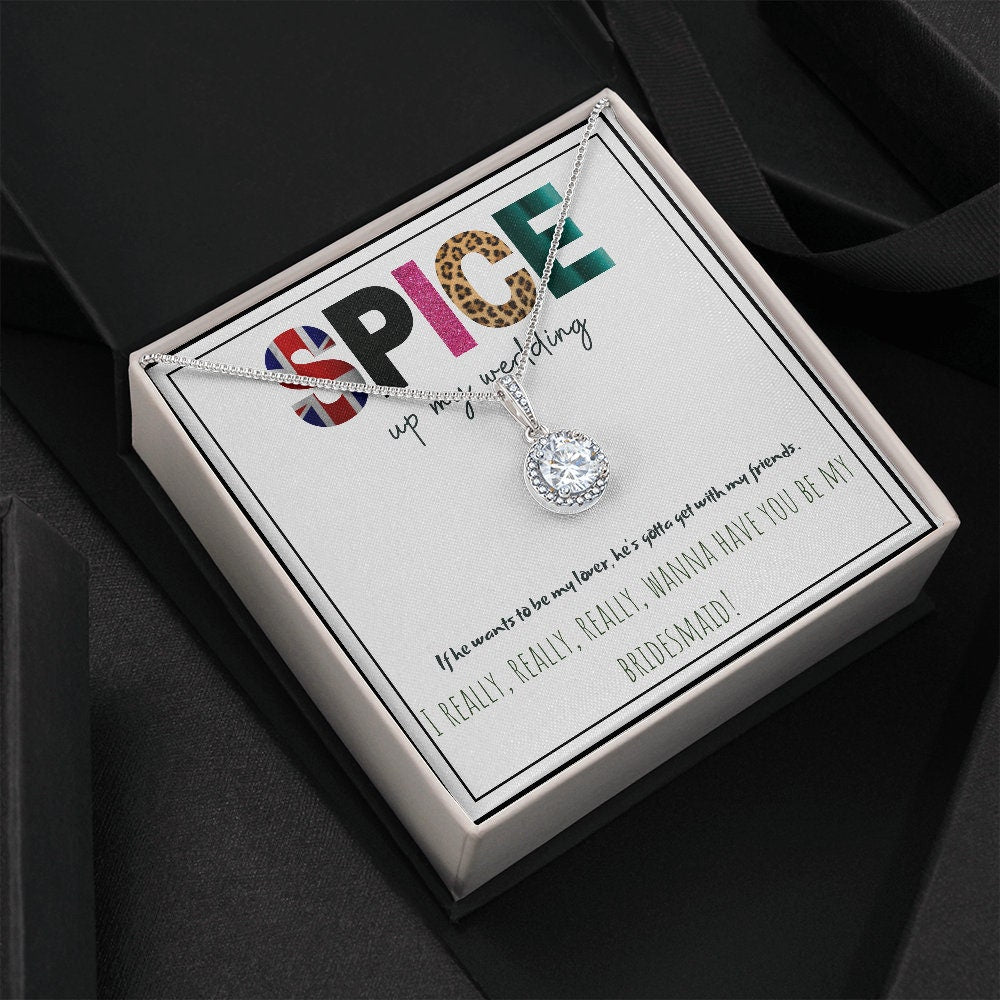 Spicey Bridesmaid Proposal Necklace