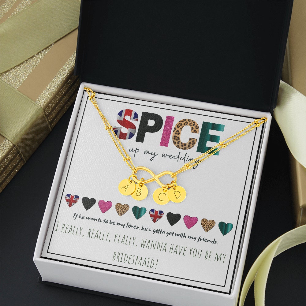 Bridesmaid Initial Bracelet
