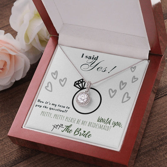 Bridesmaid Proposal Necklace