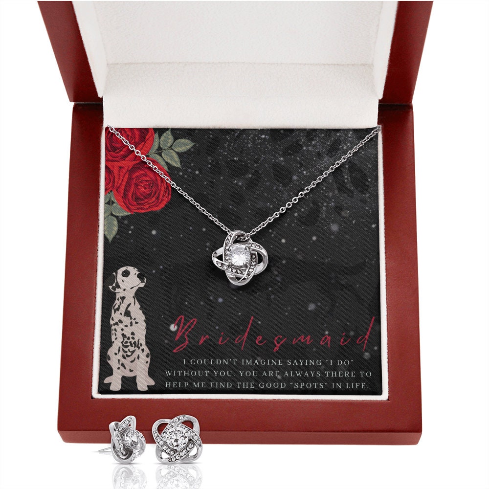 Dalmation Bridesmaid Necklace
