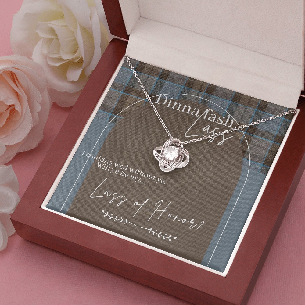 Outlander Necklace for Bridesmaid Proposal