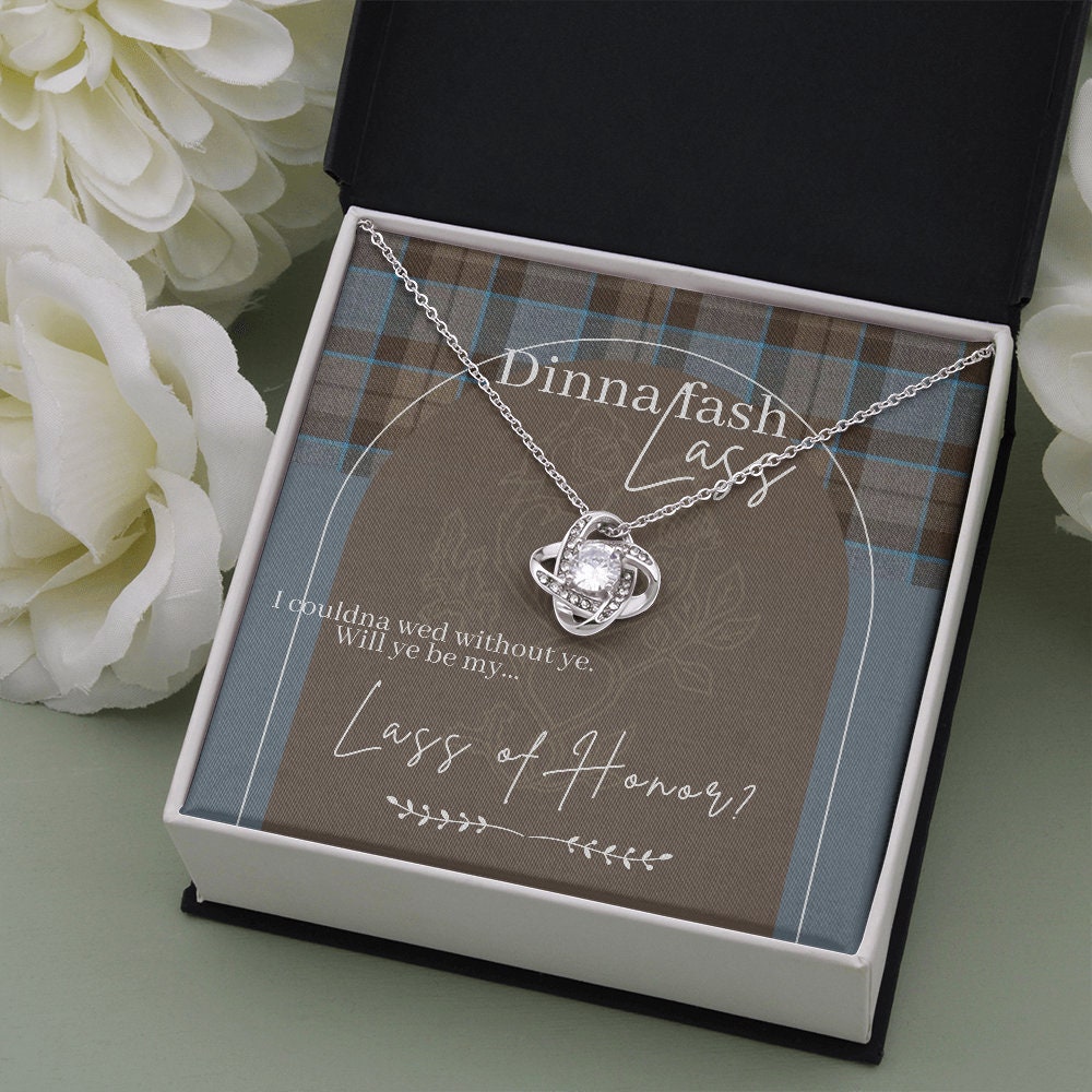 Outlander Necklace for Bridesmaid Proposal