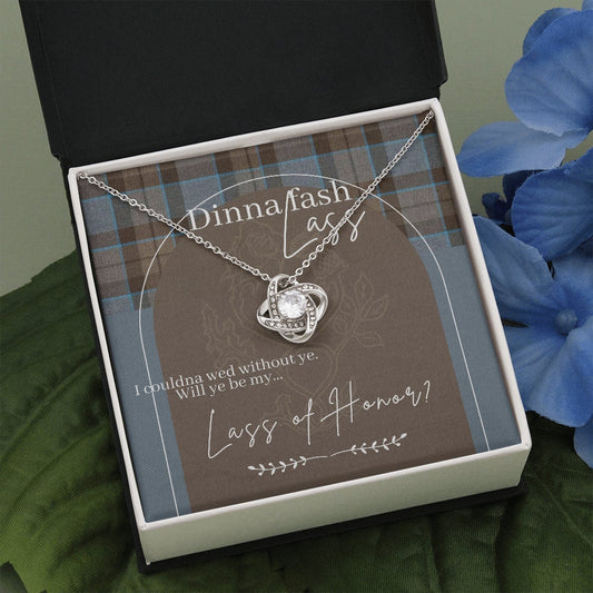 Outlander Necklace for Bridesmaid Proposal