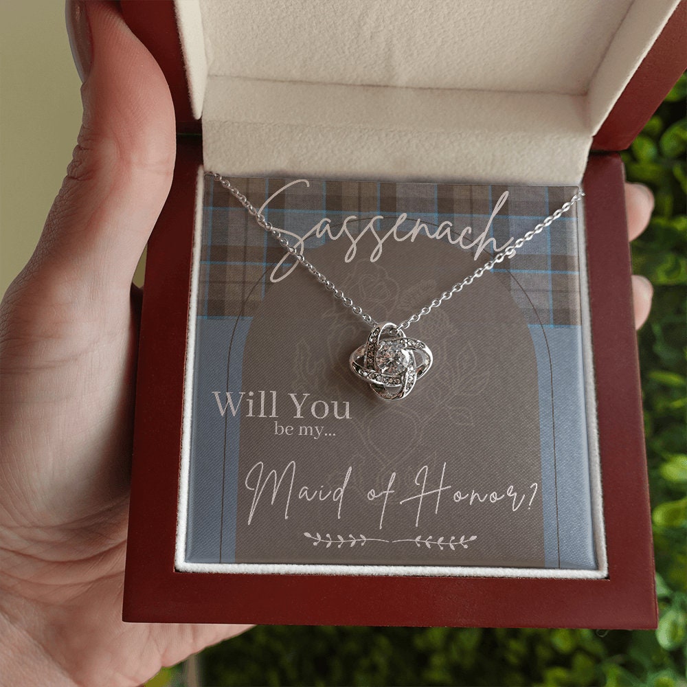 Outlander Sassenach Necklace for Bridesmaid