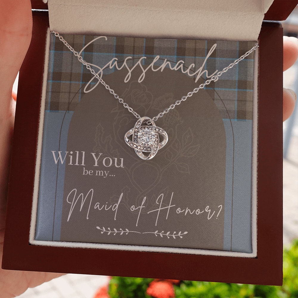 Outlander Sassenach Necklace for Bridesmaid