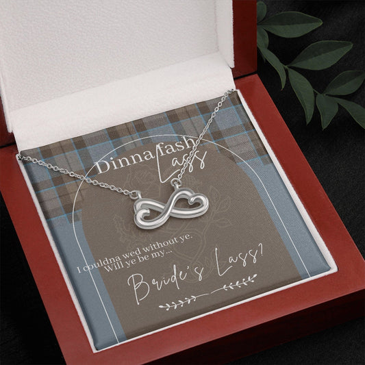 Outlander Bridesmaid Necklace Proposal Box