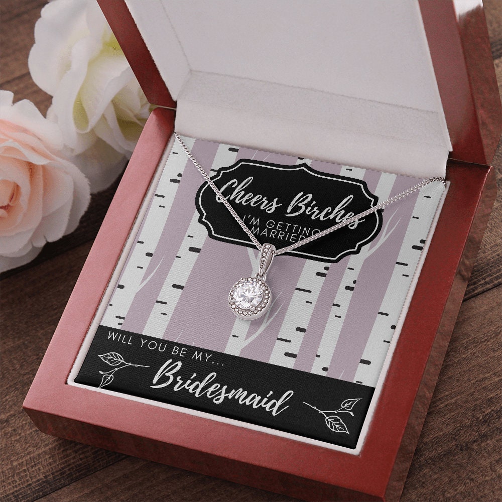 Cheers Birches Bridesmaid Necklace