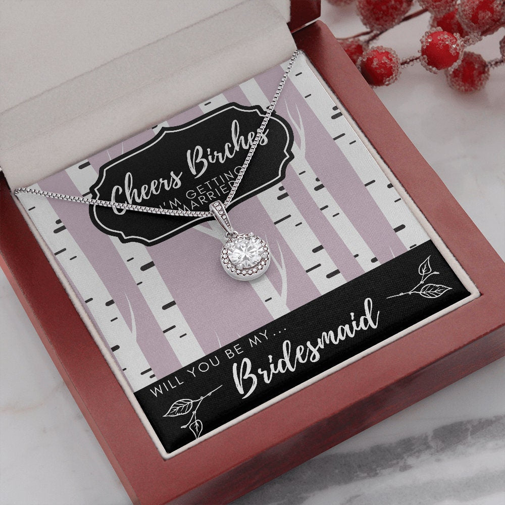 Cheers Birches Bridesmaid Necklace