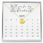 Bridesmaid Proposal Gift with Optional Mahogany LED Box